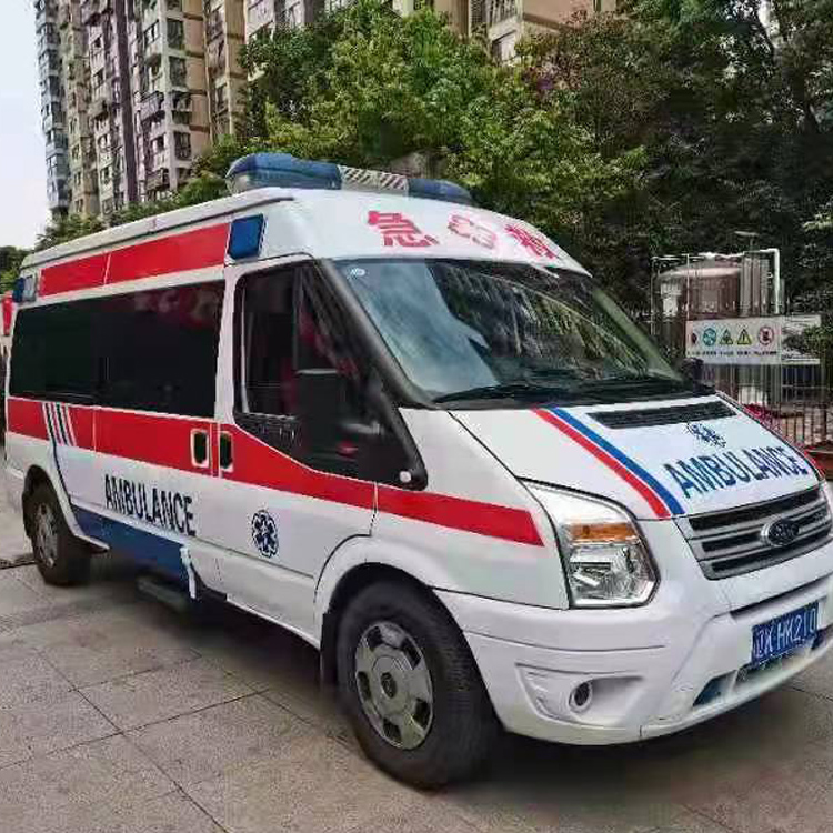 柞水长途救护车护送病人返乡